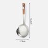 Anti-scald Filter Spoon Long Handle Oil Skimmer Scoop Flour Noodle Dumplings Sieve  Oil Skimming