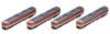 TOMIX N Gauge Kiha Diesel Car Enhanced Cooling Function Set 4 Cars 98417 Railway Model Diesel Car 66/67