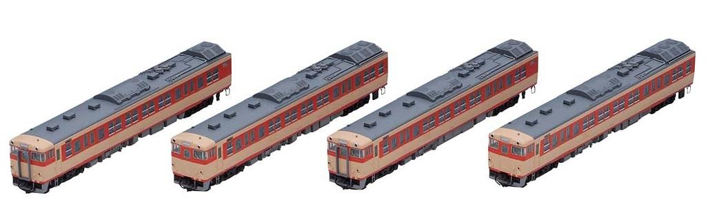 TOMIX N Gauge Kiha Diesel Car Enhanced Cooling Function Set 4 Cars 98417 Railway Model Diesel Car 66/67
