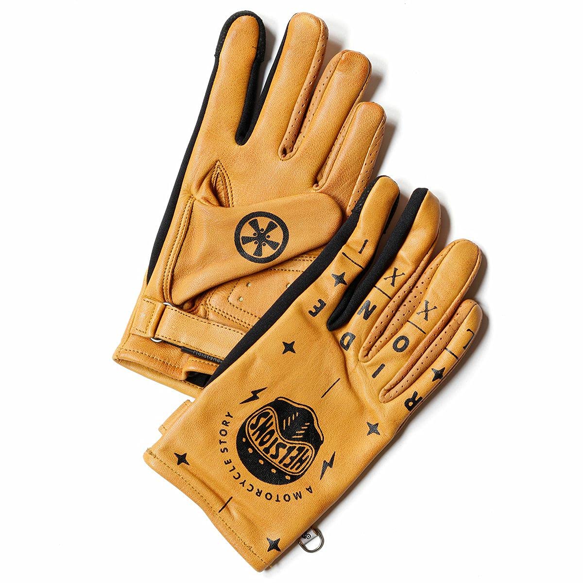 

Helstons Custom Leather Gloves Size (Gold, 10L) золотой