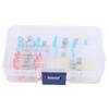 50PCS Heat Shrink Butt Connector White Red Blue Yellow Solder Ring Waterproof Cable Joint