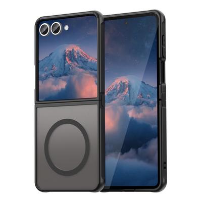Etui na telefon Samsung Galaxy Z Flip 7 Magsafe,Magnetyczne Wstrząsoodporne Etui Magsafe,Hybrydowa Pokrowiec Bumper na Samsunga Galaxy Z Flip 7