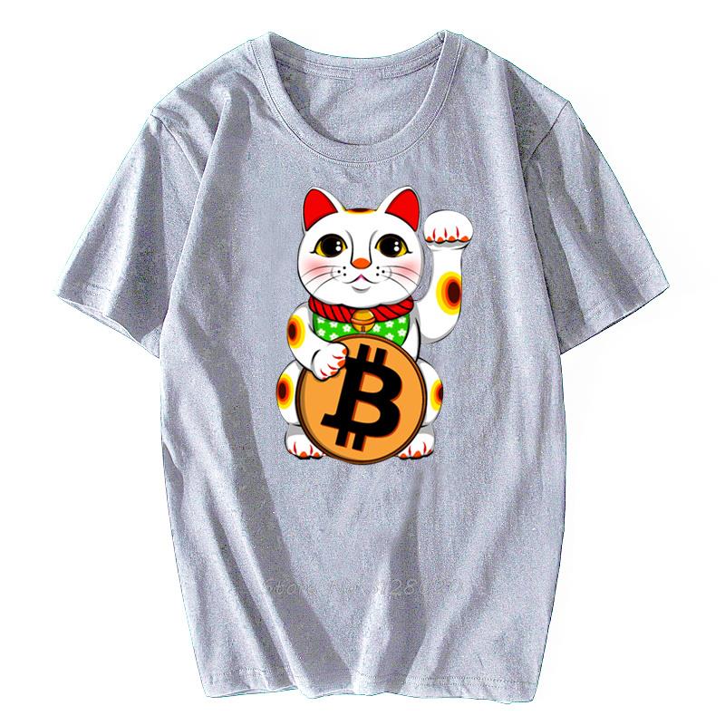 Bitcoin Shirt Cryptocurrency Crypto Miner Bitcoin BTC Crypto Design TShirt Men Bitcoin Coin T Shirt Cotton Tees Streetwear