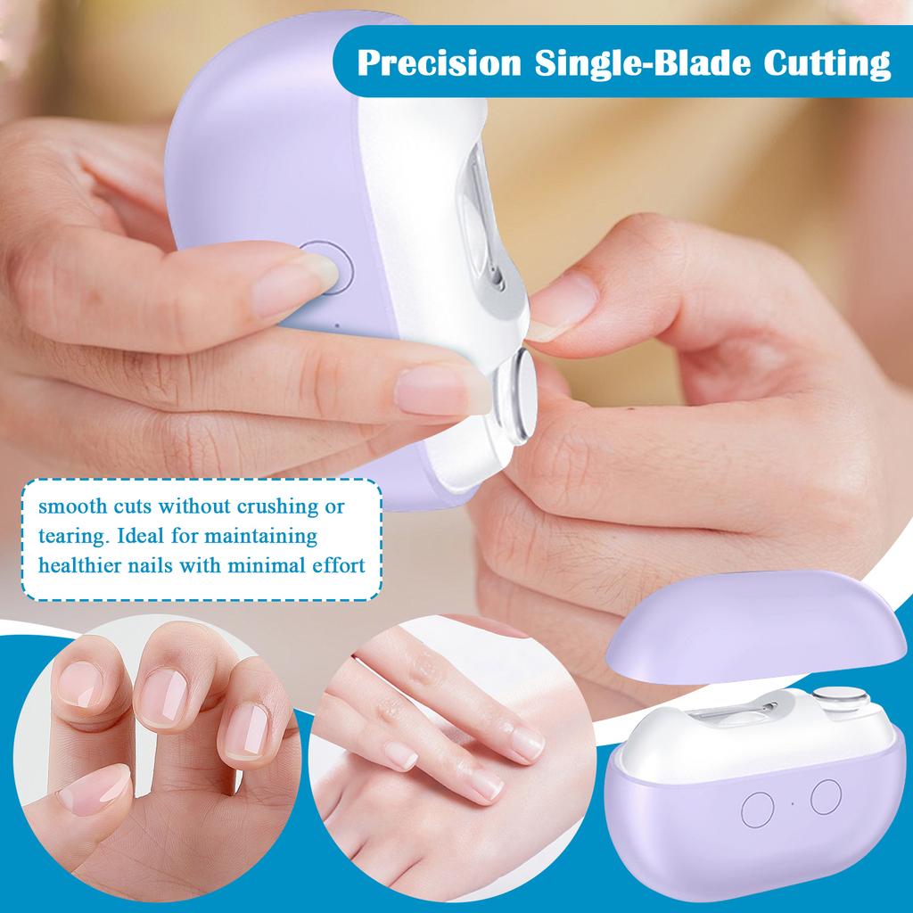 Smart Nail Clippers, Electric Nail Clippers For The Elderly, Electric Nail Clippers, Three In One Automatic Nail Clippers