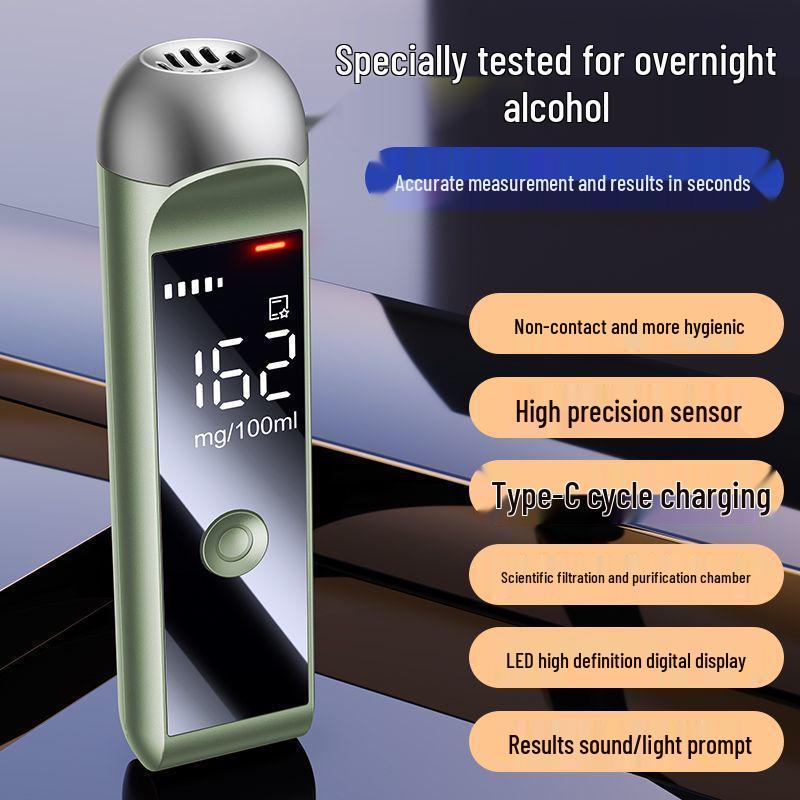 Breathalyzer Drunk Driving Detector - High Precision Alcohol Tester