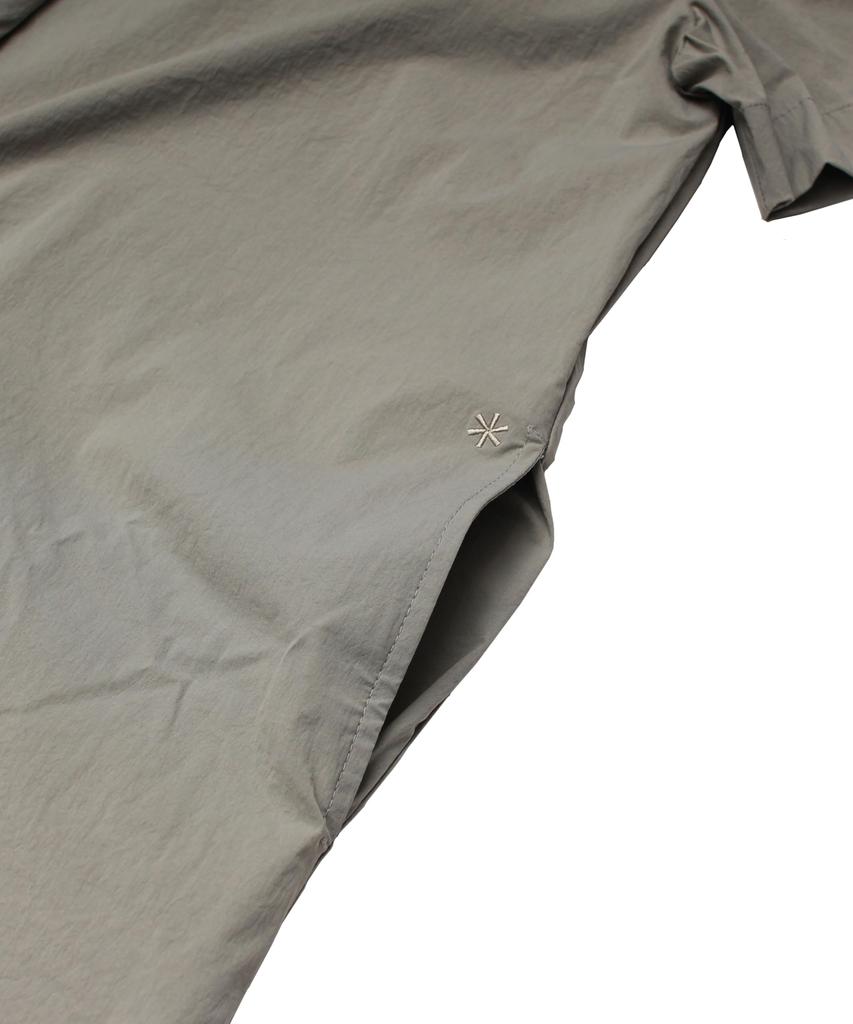 Snow Peak Cooling Root Collared Beige Casual Dress Dress, Medium, Grey, Women's,