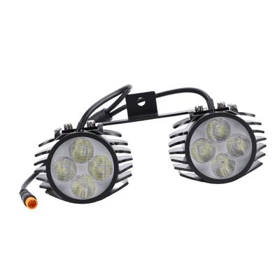 Elektroroller Doppelkopf Frontlicht Passend für Wasserdichtigkeit Hohe Helligkeit LED Elektroroller Lenkerlampe