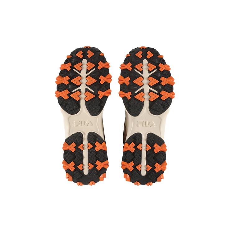 FILA Oakment Tr Fabric Low top Casual Shoes Unisex Khaki Korean Style 1JM00801D_928