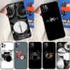 Musical Instrument Drum Case For Apple iPhone 15 16 14 13 12 11 Pro Max Mini XR 15 16 Plus 16e Protective Cover