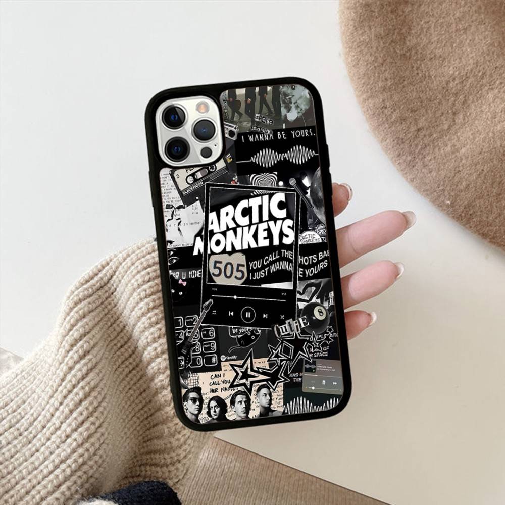 Rock A-Arctic Band M-Monkeys Music For IPhone 17 16 15 14 13 12 11 Pro Max Plus Shockproof PC+TPU Phone Back Cover