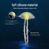 Mini Luminous Silicone Jellyfish for Aquarium Decoration