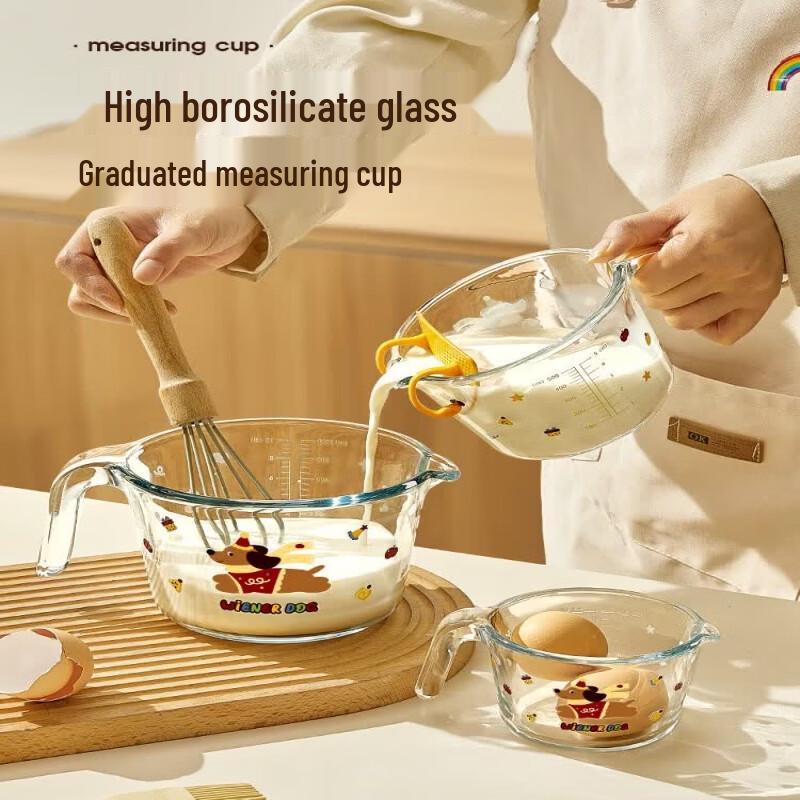 Cilock High Borosilicate Glass Measuring Cup