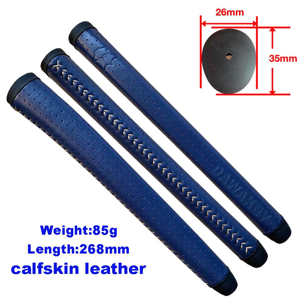 Customizable Genuine Leather Golf Putter Grip with Personalized Logo