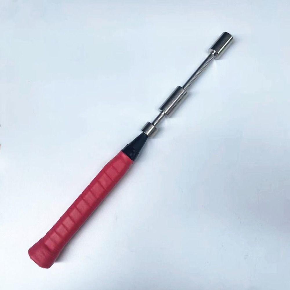 Antrenor de Swing pentru Rachetă Detașabil Instrument de Antrenament din Oțel Inoxidabil Rachetă de Badminton Sporturi cu Rachetă