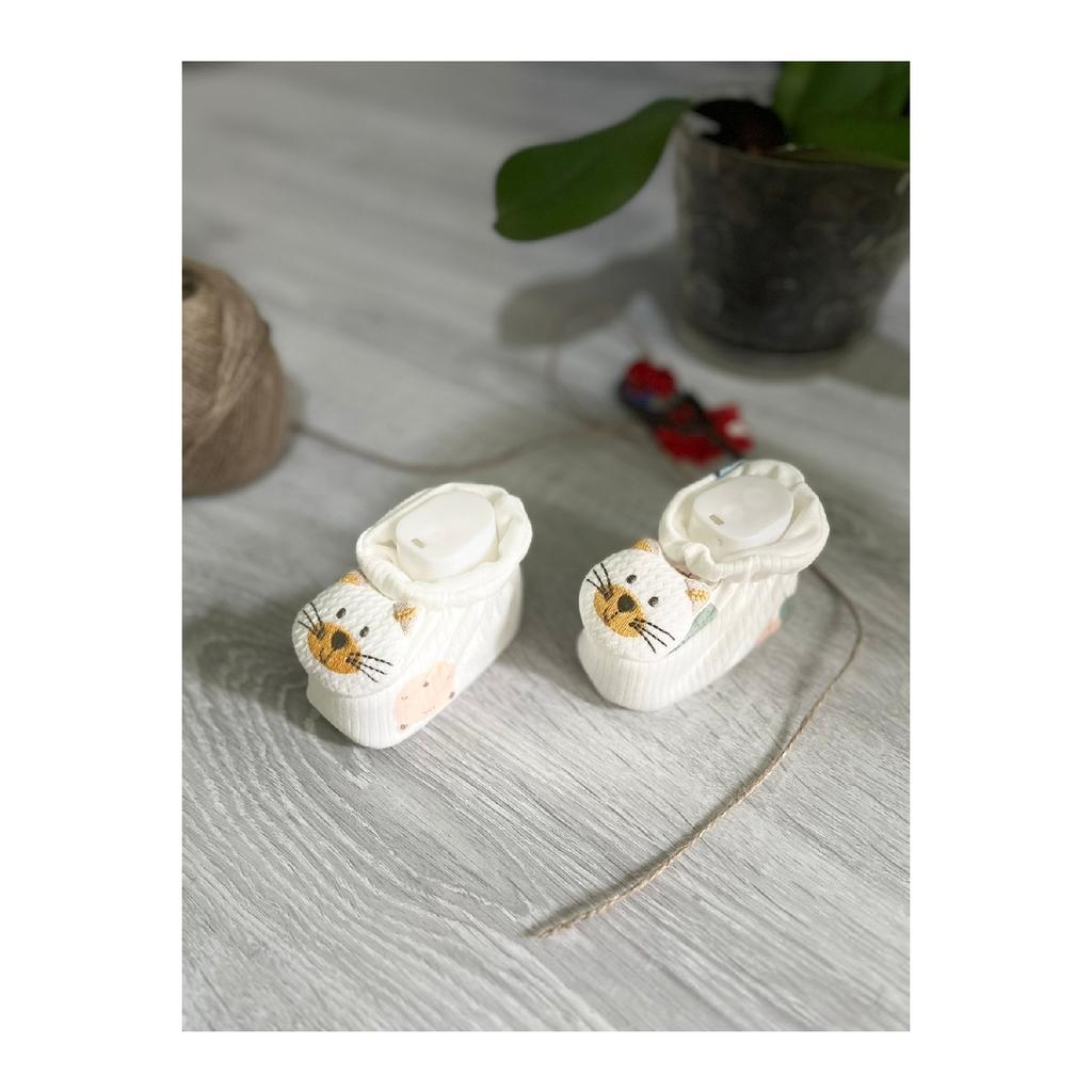 Cizme Zilli din bumbac pieptănat nou-născut 3d (ursuleț - pisică - fluture - iepure)