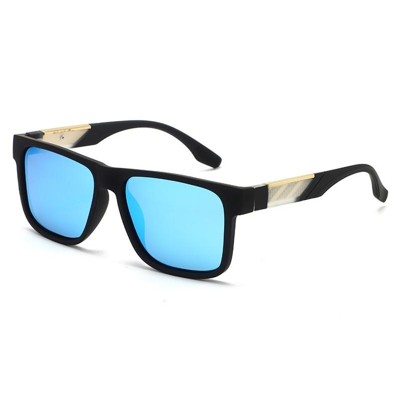 Retro Square-framed Sunglasses For Men, Uv-protective And Polarized, Suitable For Street Wear And As Eyewear.GJ3007