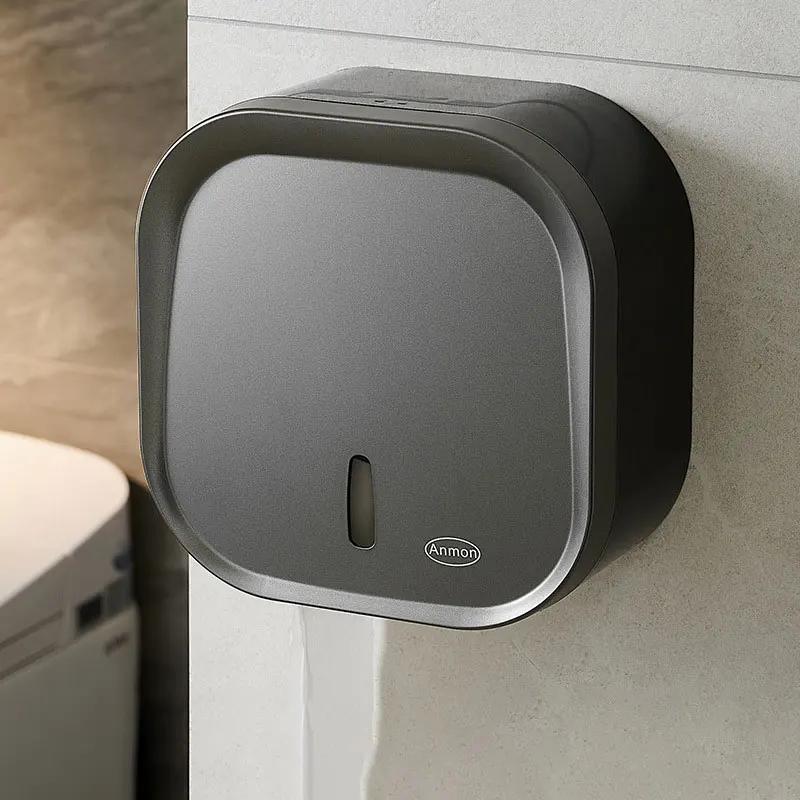 Large Capacity Tissue Holder Hotel Bathroom Large Roll Paper Box Non Perforated Large Tray Paper Holder Bathroom Accessories