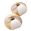 2Pcs Gradient Color Cotton Yarn 250.43Yard Each Knitting Yarn Thread for Sweater Scarves Bag Knitting Crochet Project