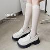 Women's Summer Thin Mesh Horizontal Stripe Lace Calf Socks