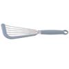 Silicone Fish Spatula Stainless Steel Slot Nonstick Coating Spatula for Frying Beefsteak Egg Grey