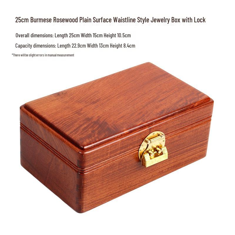 Burmese Rosewood Jewelry Box: Solid Wood Accessory Storage In Various Styles - Chinese Style Wedding Collection