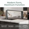 Acrylic Paper Towel Holder Self Adhesive Paper Towel Rack  Kitchen Bathroom Laundry Room