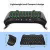 Controller Keyboard Bluetooth-Compatible External Keyboard Green Backlight Built-in Speaker for PS5 Elite Handle