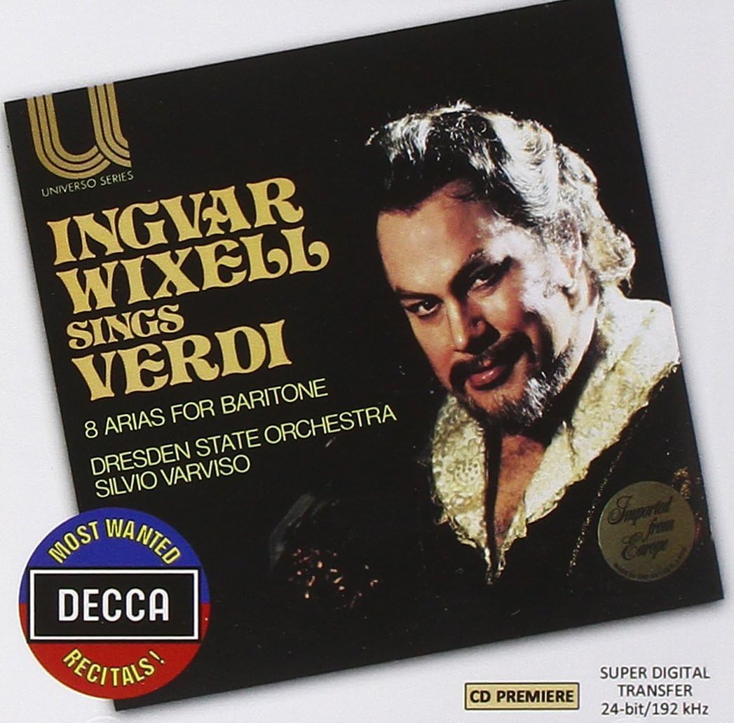 

CD INGVAR WIXELL - Ingvar Wixell Sings Verdi 4808186 Non Japan Classical Used