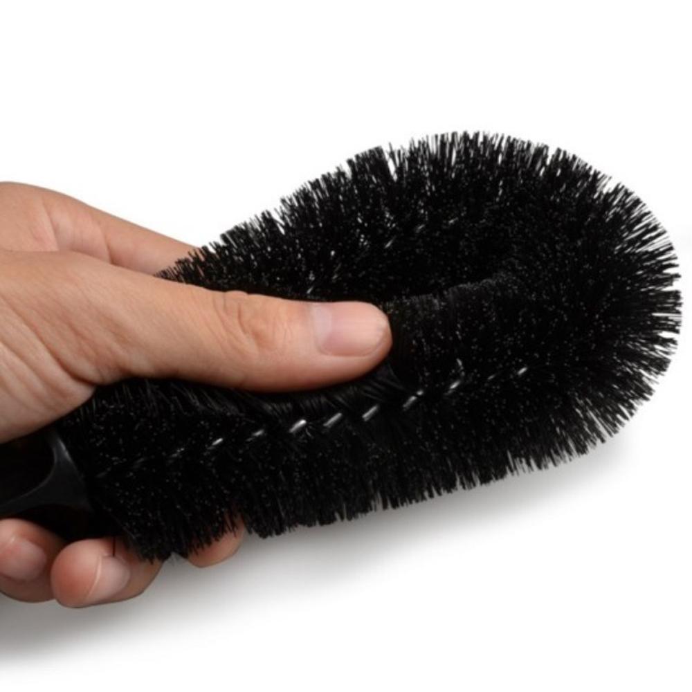 Car Wheel Brush Tire Cleaning Brush Tool Car Rim Scrubber Cleaner Duster Handle Motorcycle Truck Wheel Car Grooming Brush