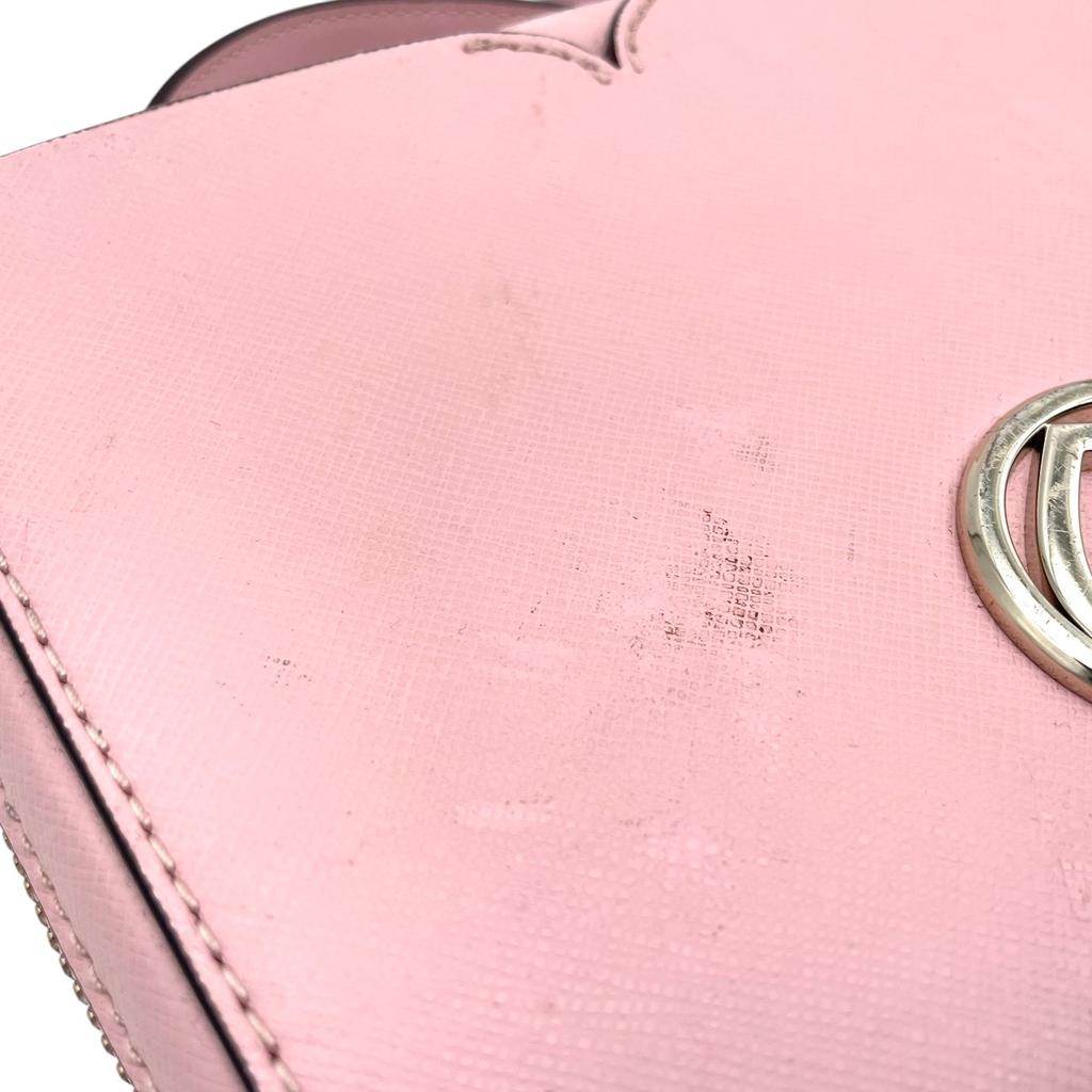 Used Kate Spade 2-way handbag/shoulder bag Vanity Vanity Mini Top Handle BagHandbag pink/black leather Women