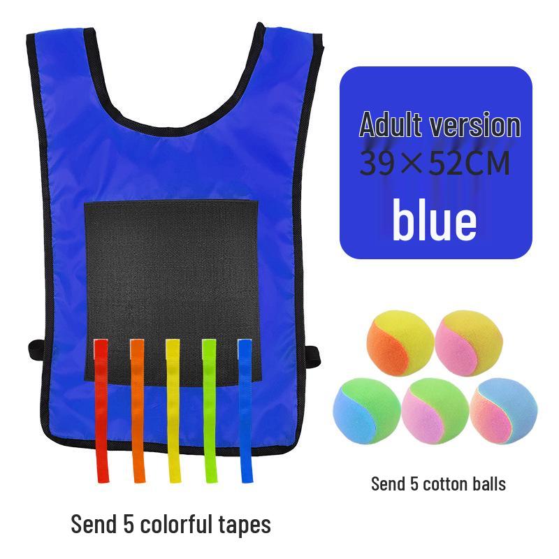 Children's Sticky Ball Dodgeball Vest for Outdoor Parent-Child Games