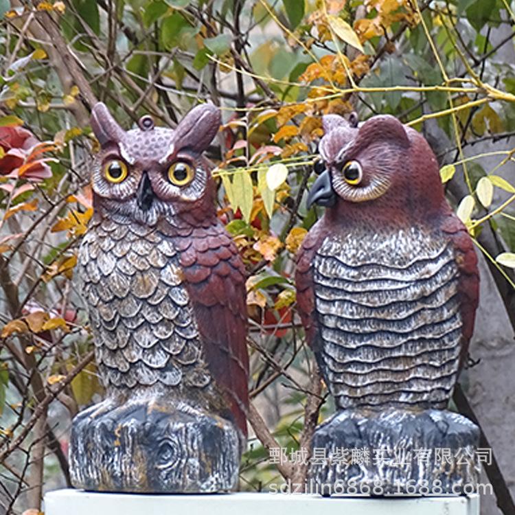 Owl Garden Ornaments: Rodent Repellent, Decorative Bird Sculptures