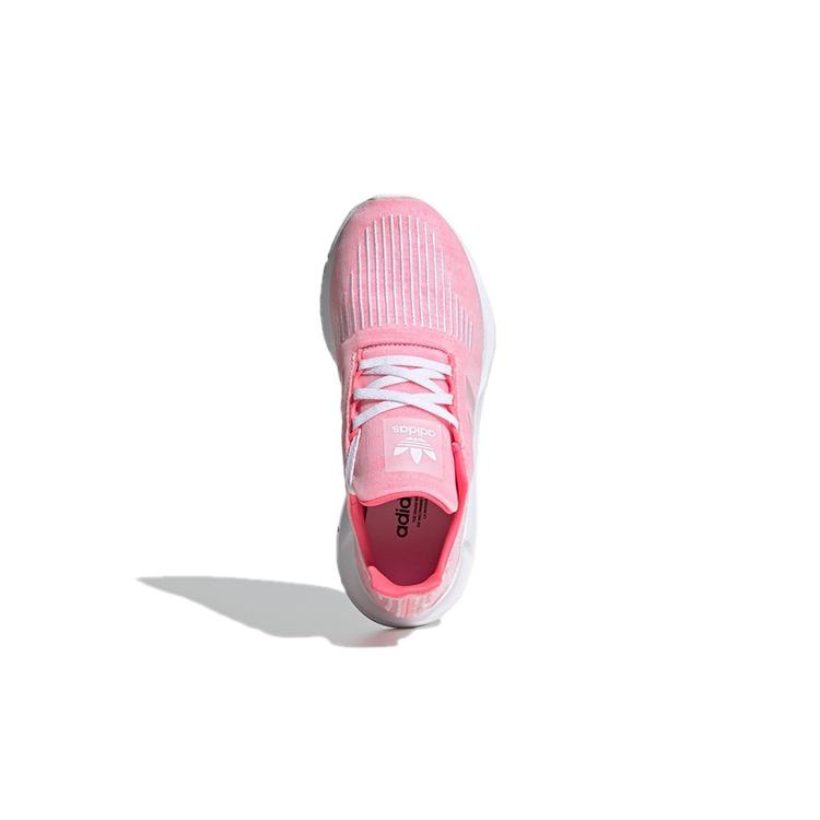 Adidas Originals Swift Run J Breathable Low top Kids' Running Shoes Pink White Teenagers EF5951