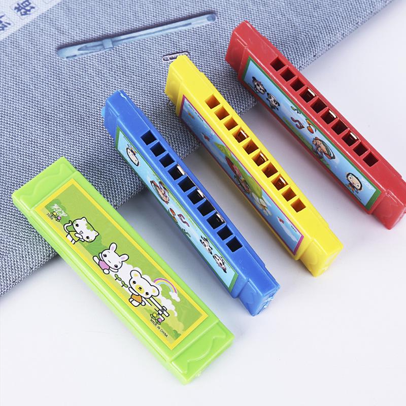 10-Hole Cartoon Harmonica for Kids - Beginner's C Key Musical Instrument