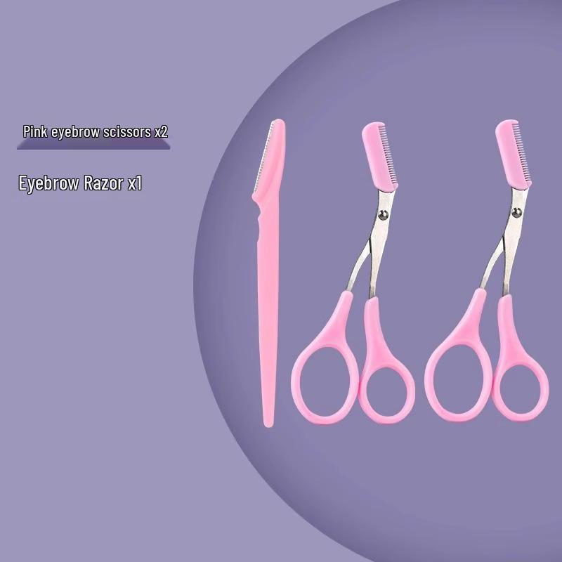 2025 New Folding Eyebrow Razor - Safe & Beginner-Friendly, Unisex Shaving Blade Full Set