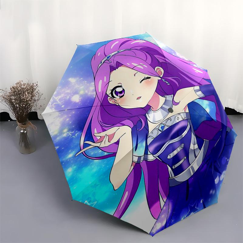 1pc Princess Lyrical Sympathy Outdoor Umbrella - Automatic Opening/Closing, Foldable Design, 8-Rib Iron Frame, Perfect Gift for Fans, Travelers, Daily