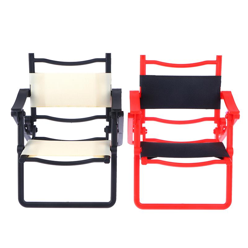 1:6 Dollhouse Mini Colorful Leisure Home Folding Chair Model Dollhouse Furniture Accessories