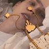 MamacitaSlay Exclusive 18K Gold Plated Stainless Steel Cloud Tassel Star Necklace Waterproof Jewelry Women's Collarbone Chain