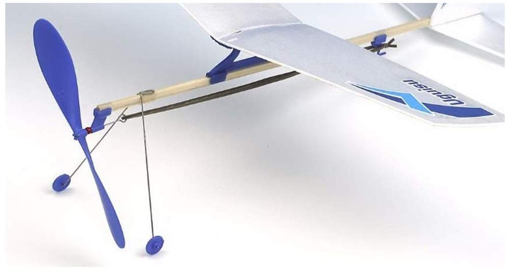 Studio Mido Serie Auténtica de Aviones de Interior Avión de Interior Ala Cuadrada Modelo Uguisu Kit de Avión de Goma IP-16