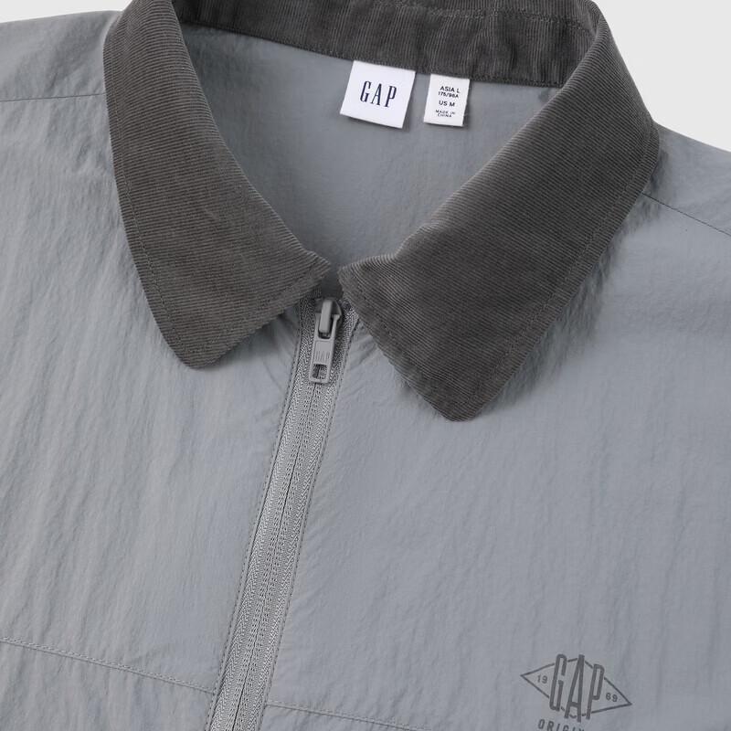 GAP Men's Water-Repellent Logo Jacket