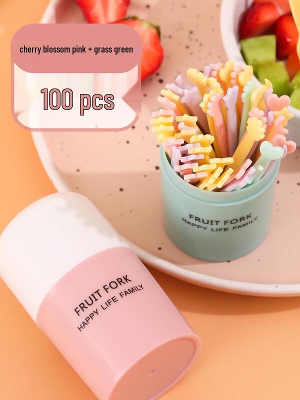 ZISIZ Disposable Fruit Fork Set