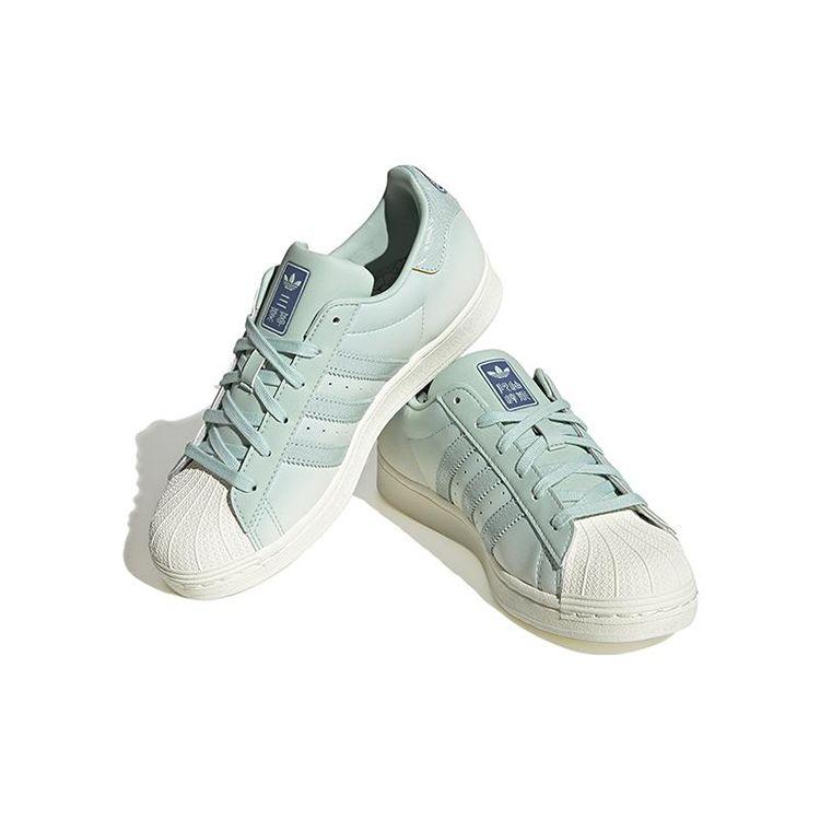 Adidas Originals Superstar Durable Low-Top Sneakers Women Sneakers Blue White IF0506