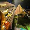 Solar Outdoor Crystal Ball String Lights