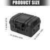 Dustproof Plastic Storage Box Container Organizer Case With Metal Hinges And Adjustable Spume Layer For Equipment Safety
