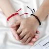 2Pcs Couple Bracelets Handmade Black Red String Mixed Infinite Love Lucky Bracelet for the for Protection of Friends Lov