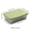 Stackable Fruit,Vegetable,Meat Food Container Durable Sealed 304 Stainless Steel Fresh-keeping Box Refrigerator&Microwave Safe