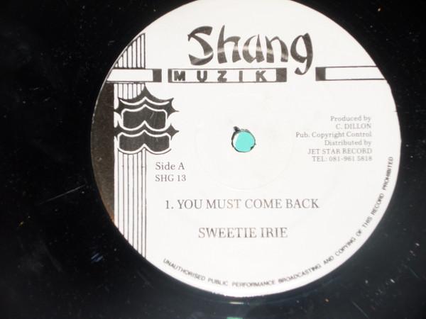 

12-дюймовая пластинка SWEETIE IRIE You Must Come Back SHG13 Shang Muzik UK Reggae Ska Dub Б/у