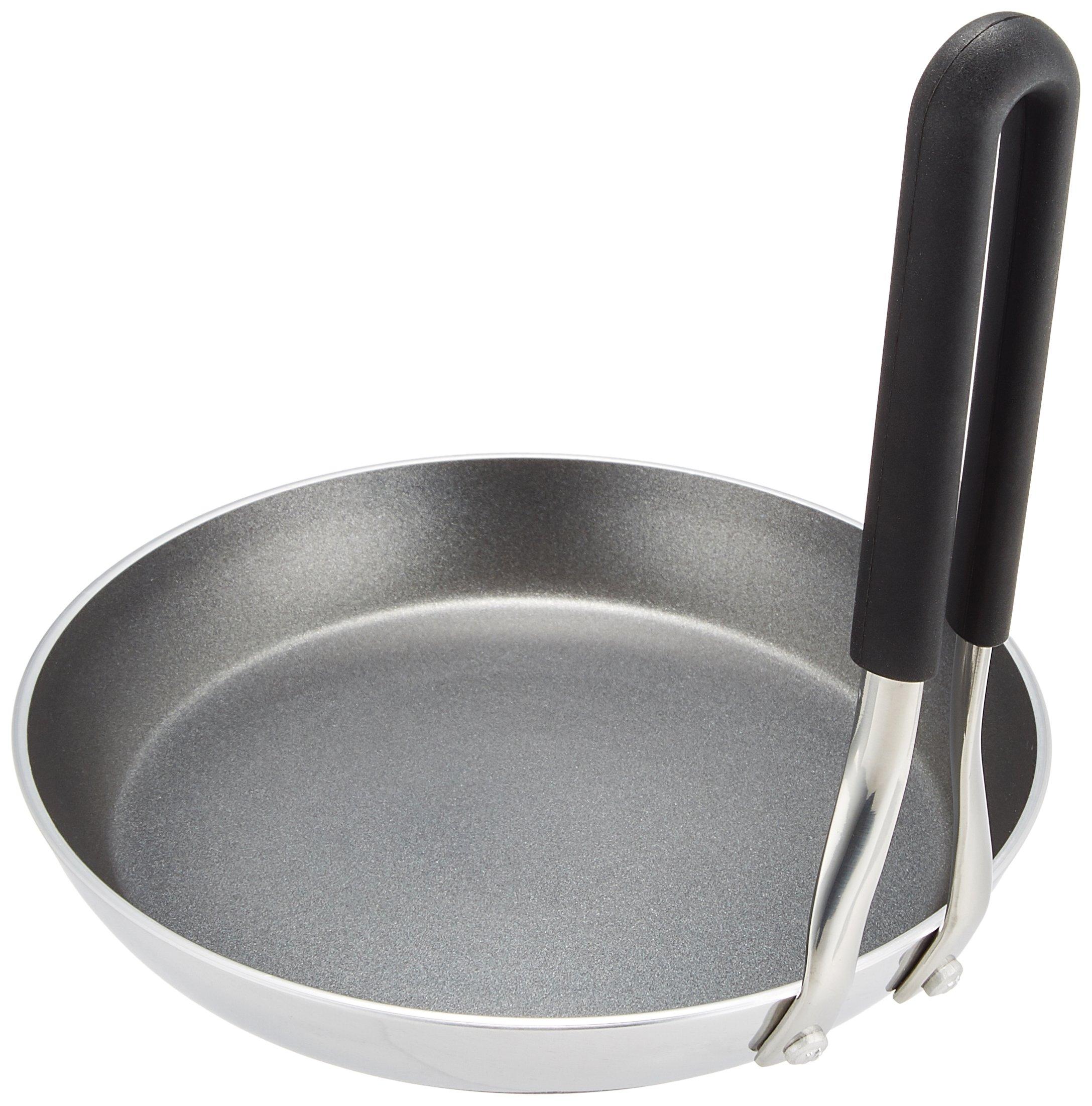 Endo Shoji TKG Oyako Nabe (Parent-Child Pot), Aluminum, Non-stick Teflon Coated, 16.5cm, IH Compatible, Vertical Handle with Cool-touch Silicone Coati