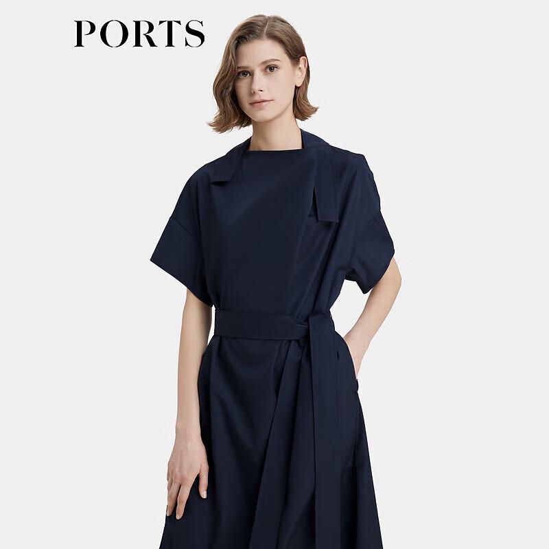 

PORTS Women s Summer Tie-Neck Midi Dress L