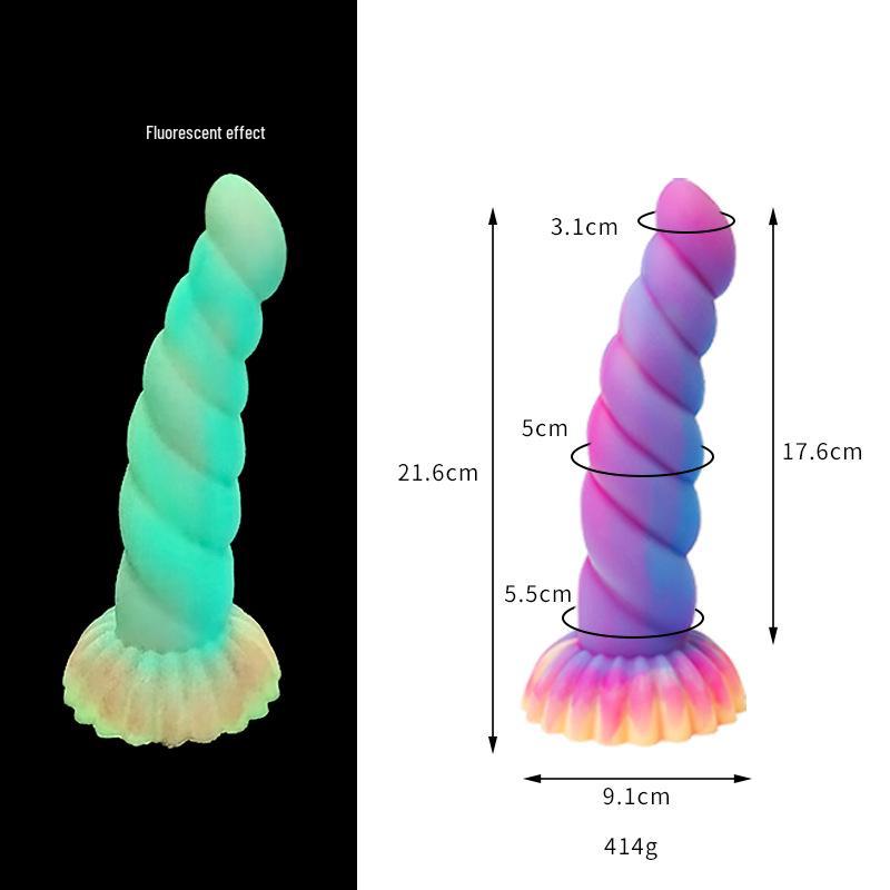 Thousand Hundred Fun Silicone Dildo - Female Erotic Toy for Anal Insertion & Masturbation